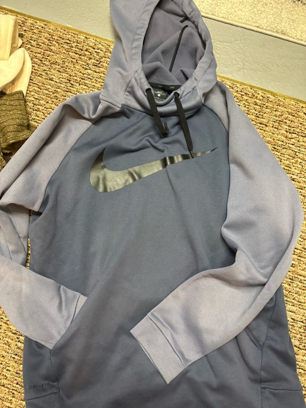 Nike Dri-FIT Two-Tone Slate Blue Pullover Hoodie